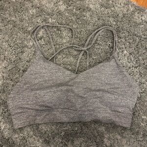 Grey Sports Bra